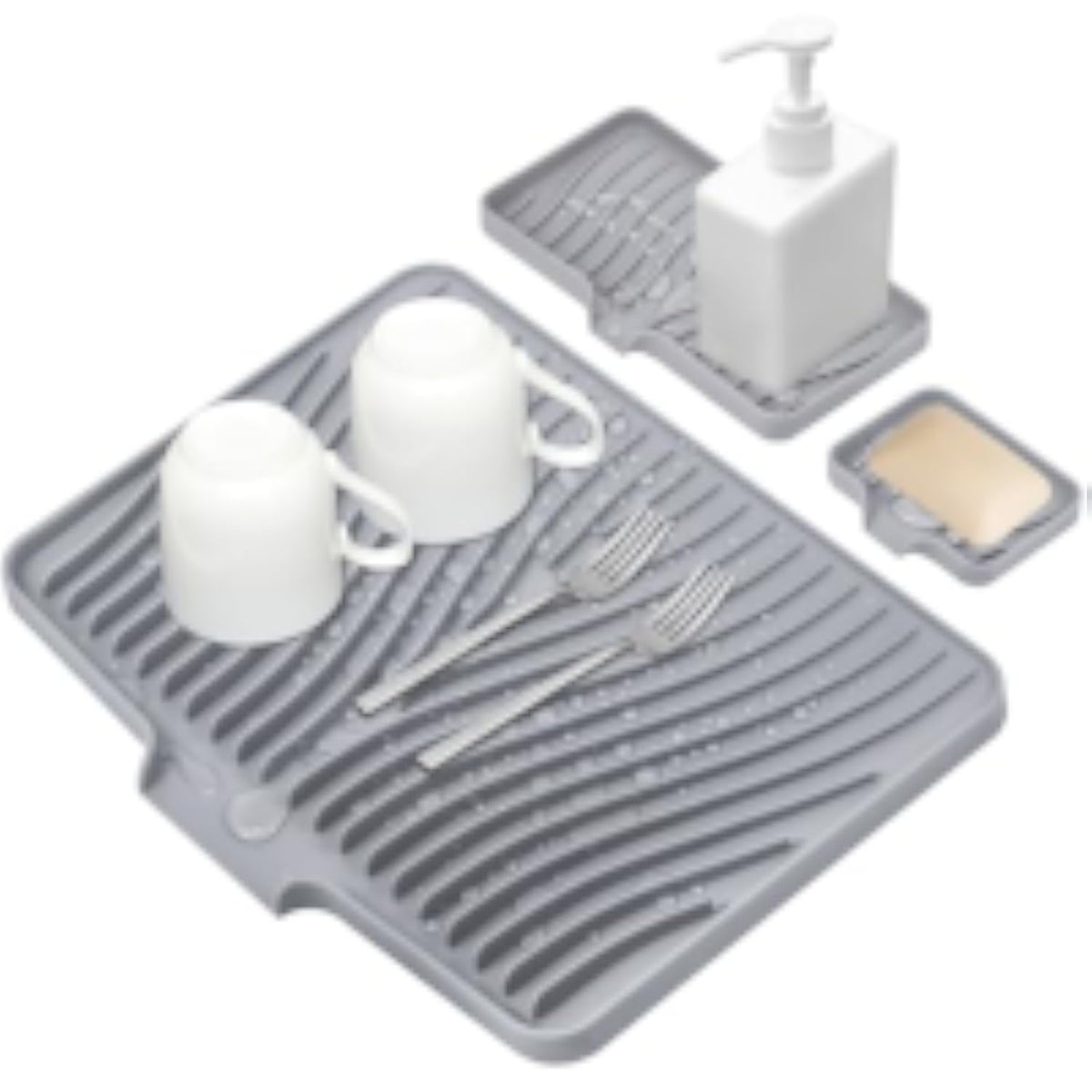 Silicone Dish Drying Mat for Kitchen Counter