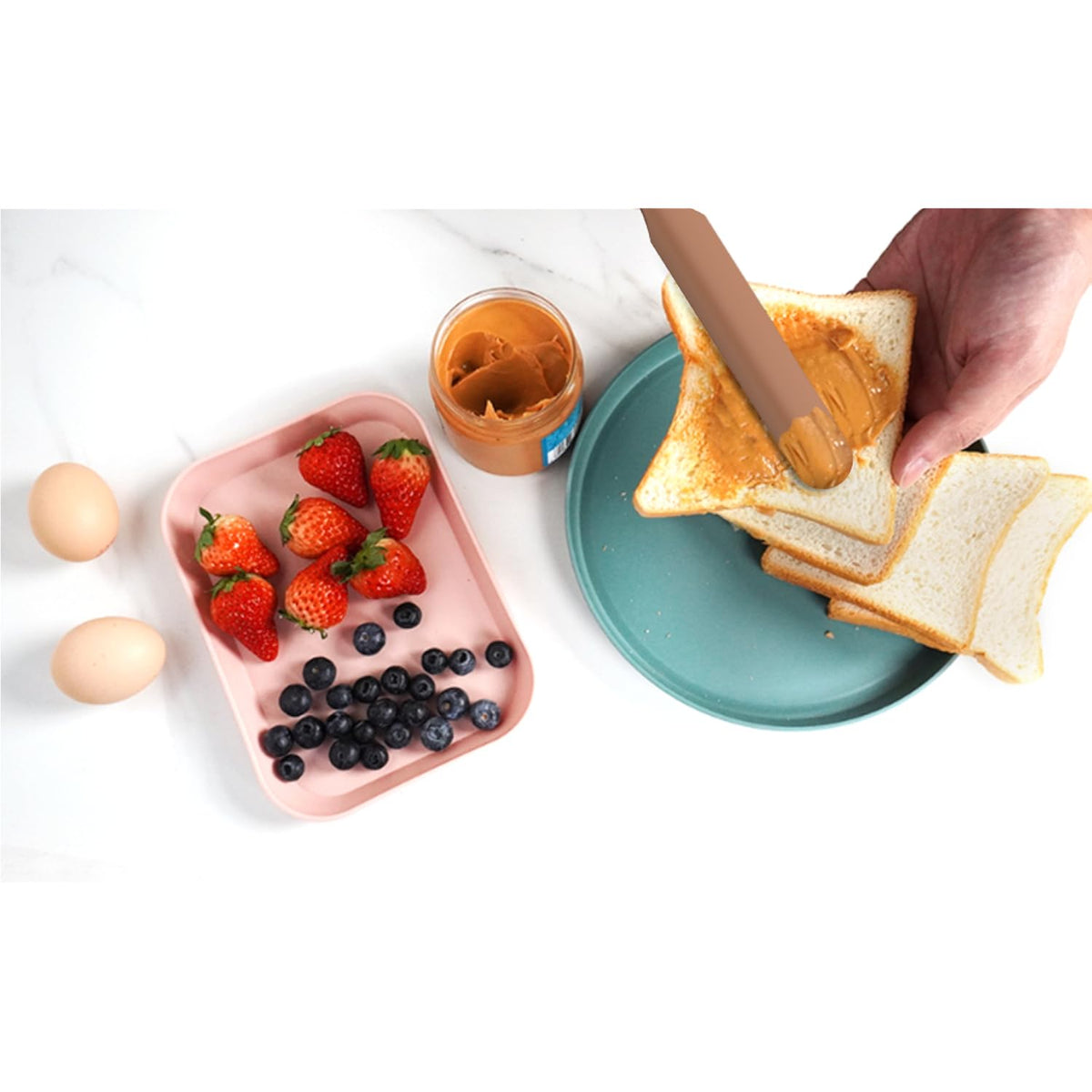 5 Pieces Silicone Spatula Set