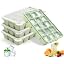 Silicone Ice Cube Trays with Lid, Set of 4