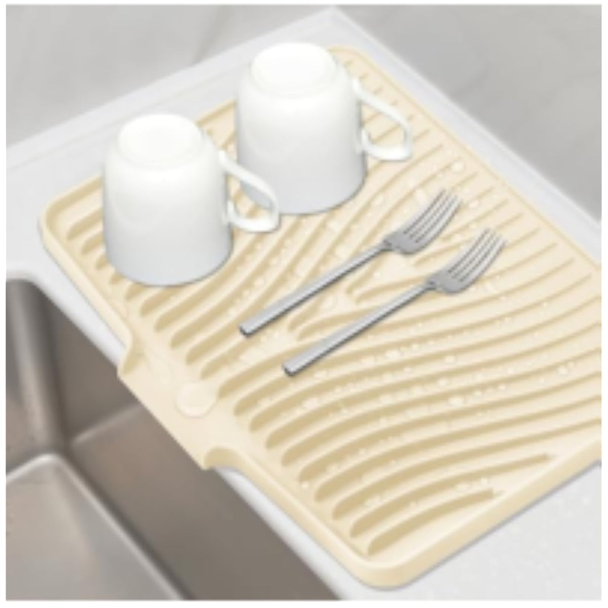 Silicone Dish Drying Mat for Kitchen Counter