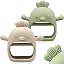 Baby Teething Toy Silicone Teething Mitten for Babies Over 3 Months