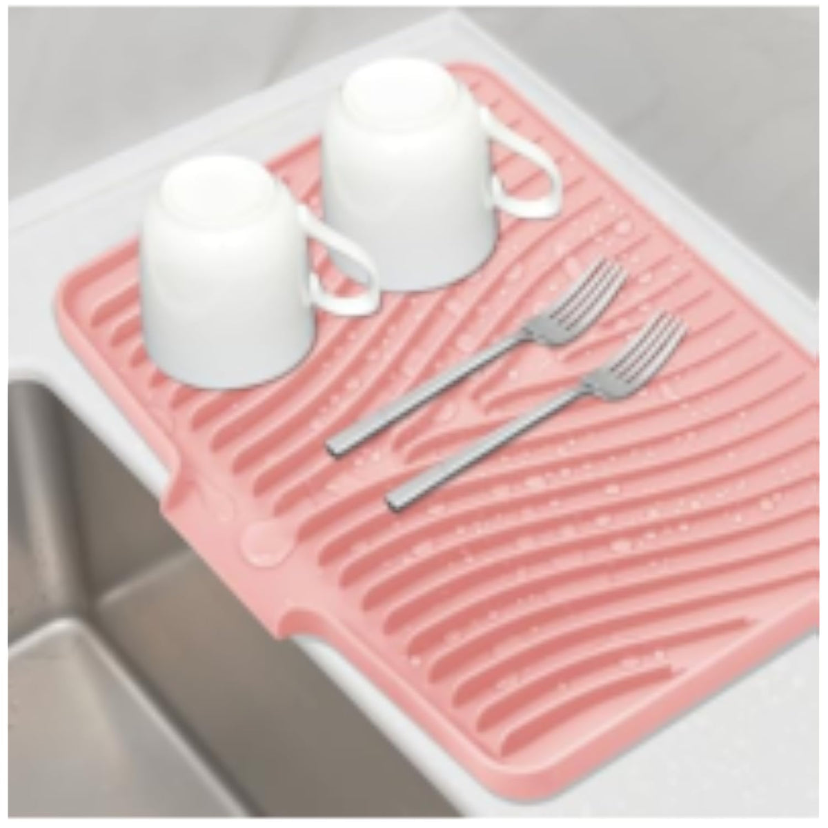 Silicone Dish Drying Mat for Kitchen Counter