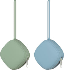 2 Pack Silicone Pacifier Holder Case