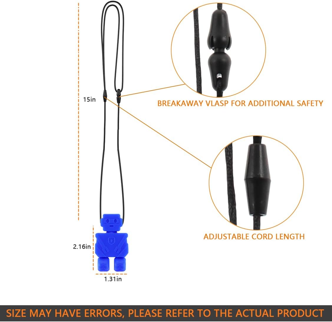 Silicone Pendant Necklace,