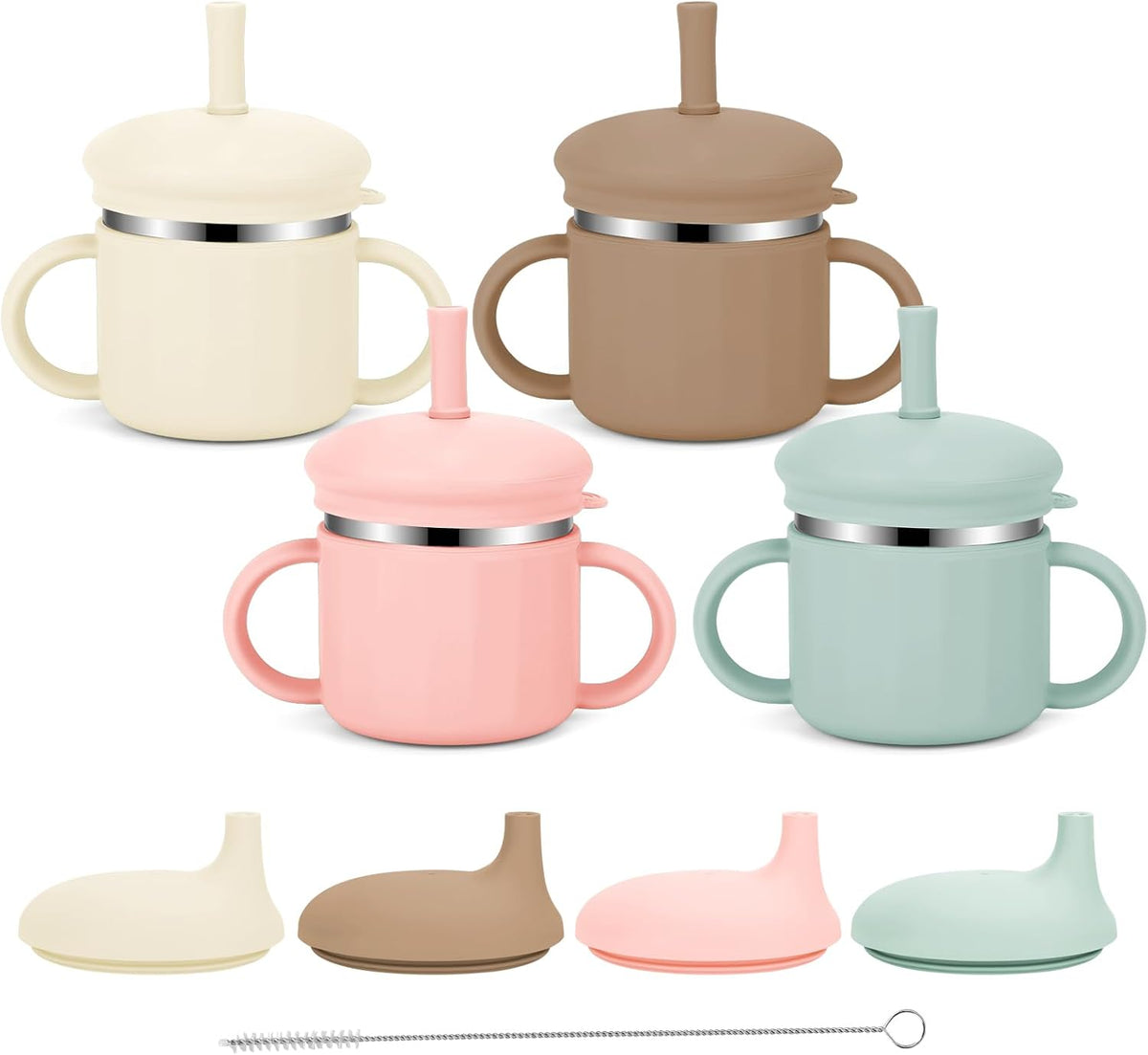 Upgrade Stainless Steel Baby Sippy Cups