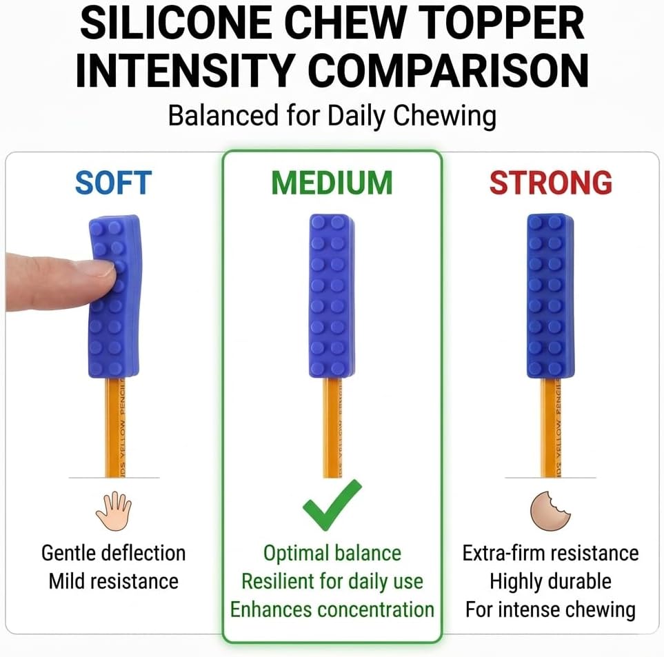 Chewable Pencil Toppers