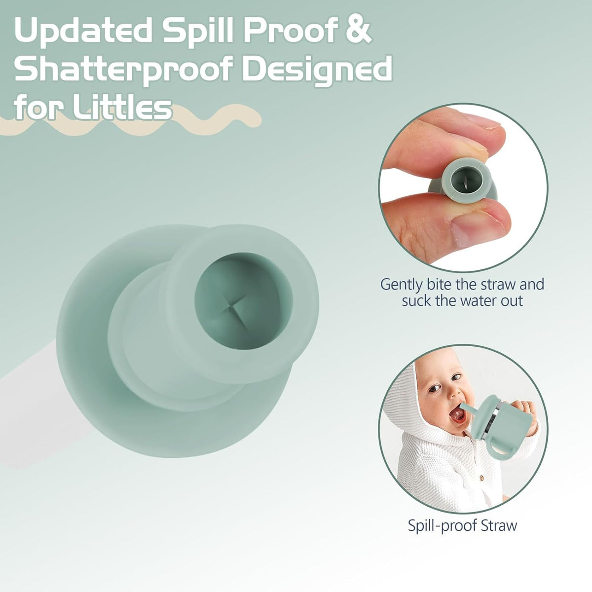 Upgrade Stainless Steel Baby Sippy Cups