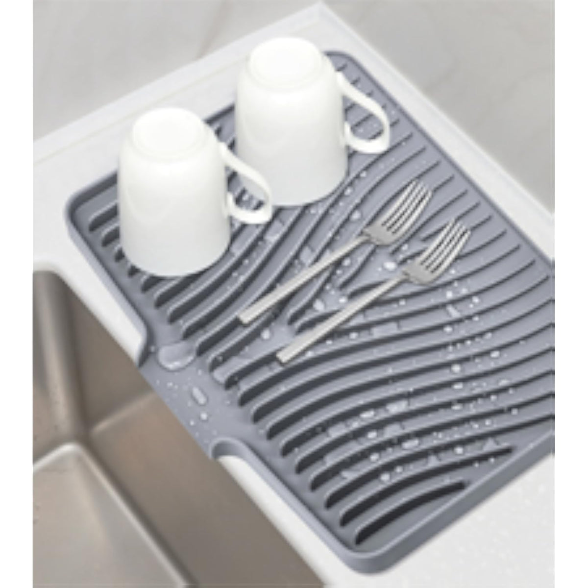 Silicone Dish Drying Mat for Kitchen Counter