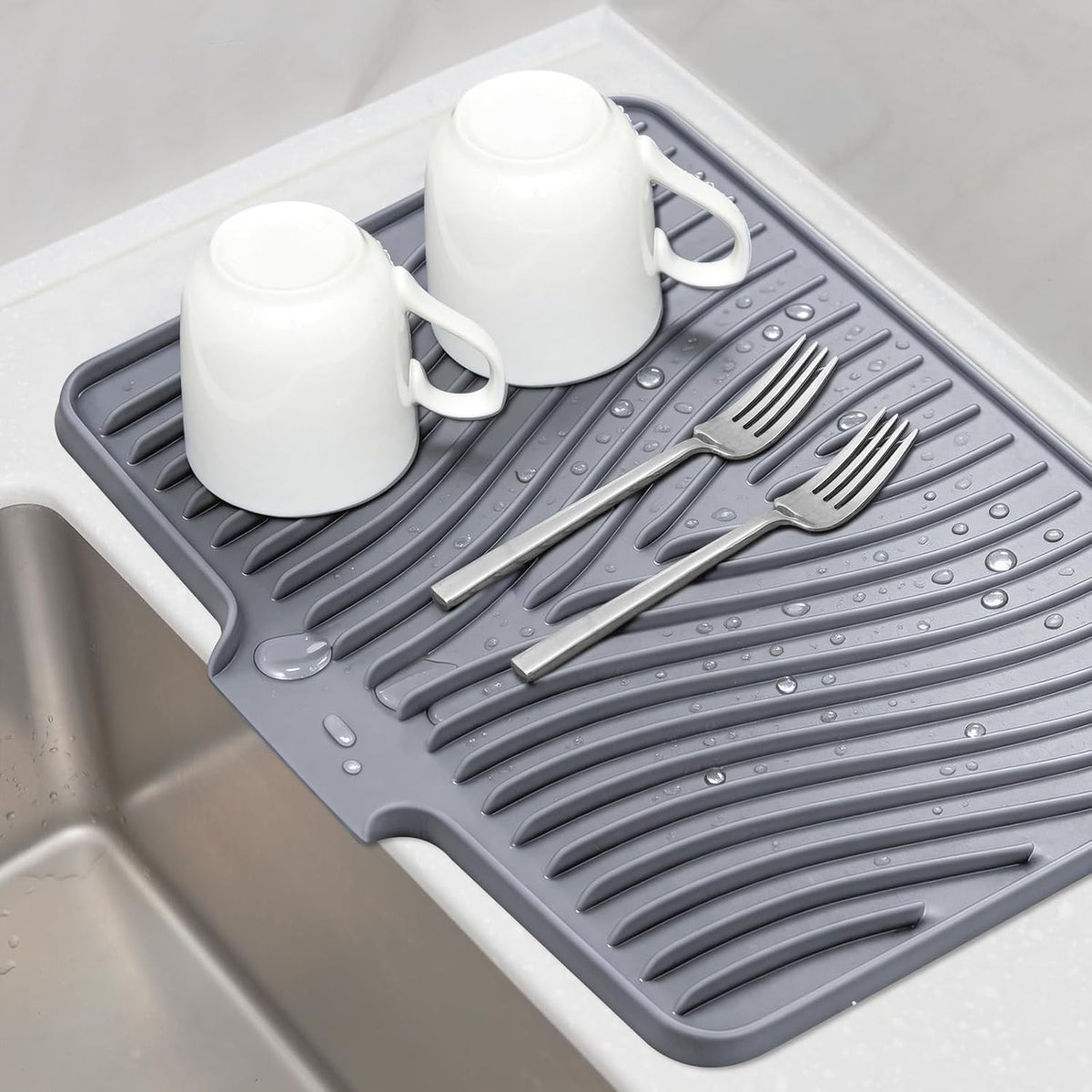 Silicone Dish Drying Mat for Kitchen Counter for OEM wholesale orders