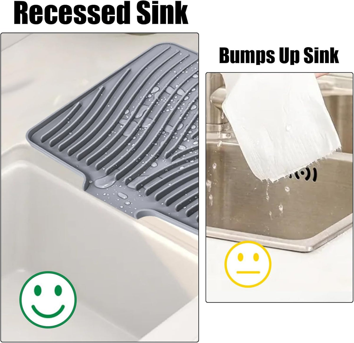 Silicone Dish Drying Mat for Kitchen Counter
