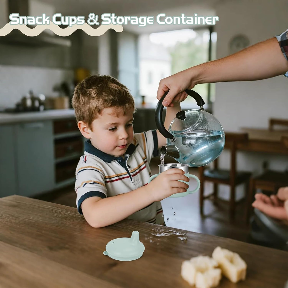 Upgrade Stainless Steel Baby Sippy Cups