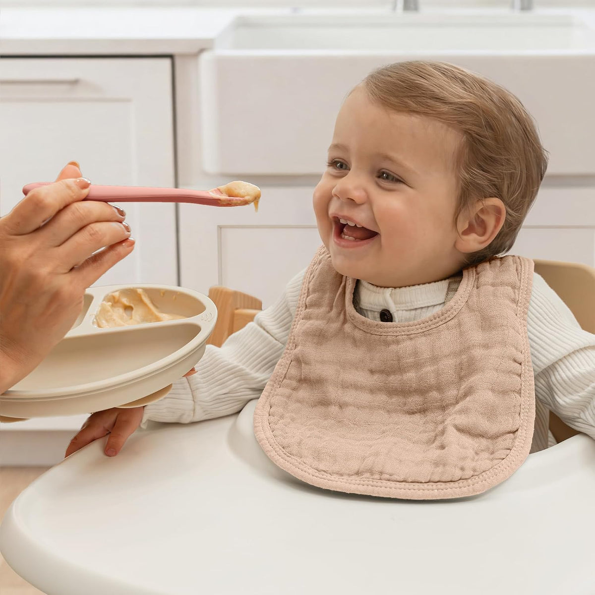 Comfy Cubs Silicone Baby Spoons Set 6-Pack