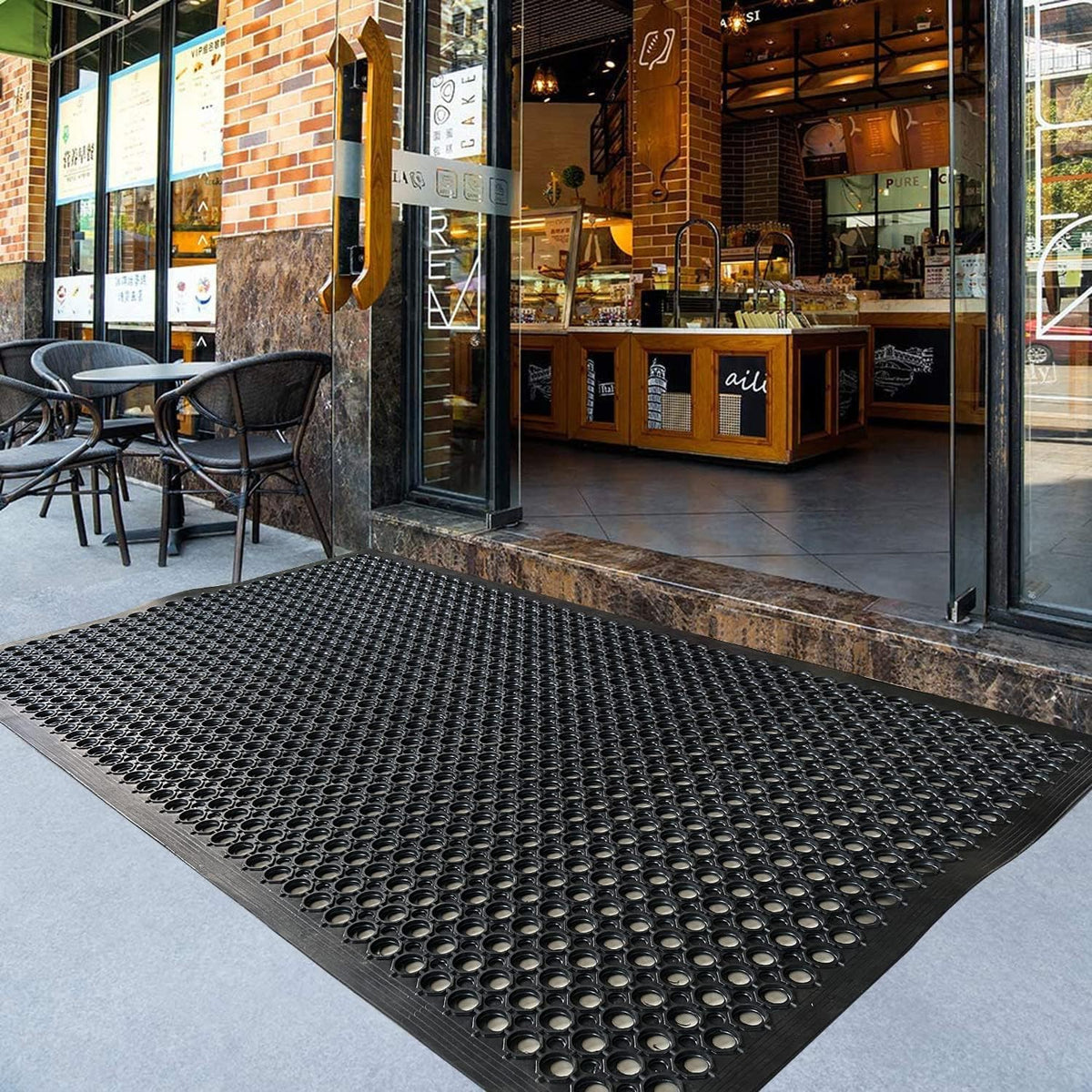 Outdoor Rubber Floor 60 x 35 H
