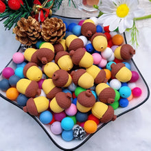 Hot selling new product 3D adhesive mold acorn shaped silicone cartoon beads