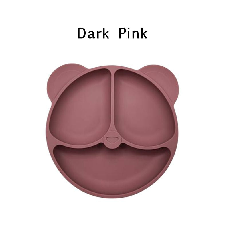 Silicone Dinner Plate Baby Tableware Set