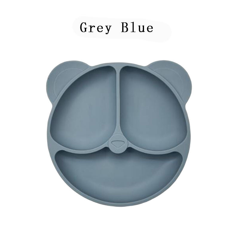 Silicone Dinner Plate Baby Tableware Set