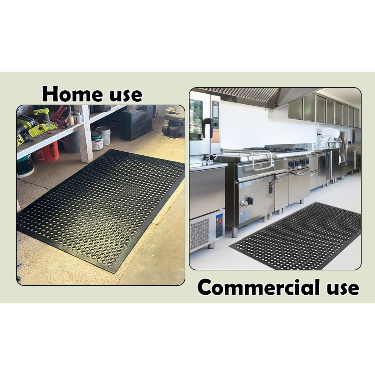 Outdoor Rubber Floor 60 x 35 H