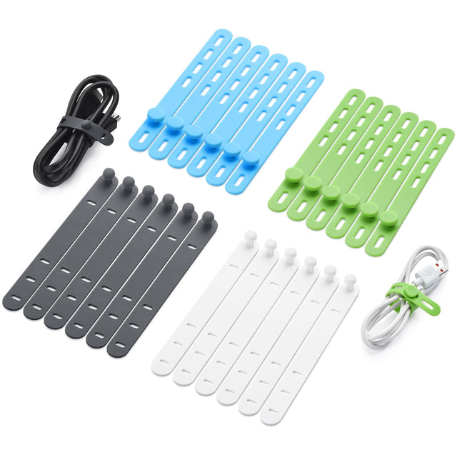 Reusable Silicone Cable Ties for OEM wholesale orders