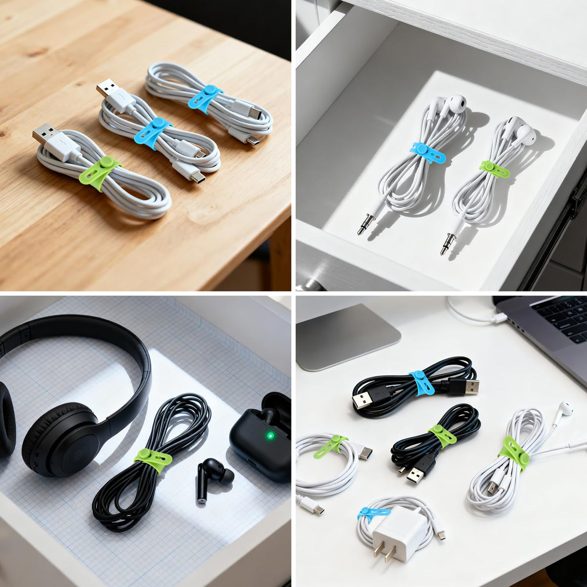 Reusable Silicone Cable Ties