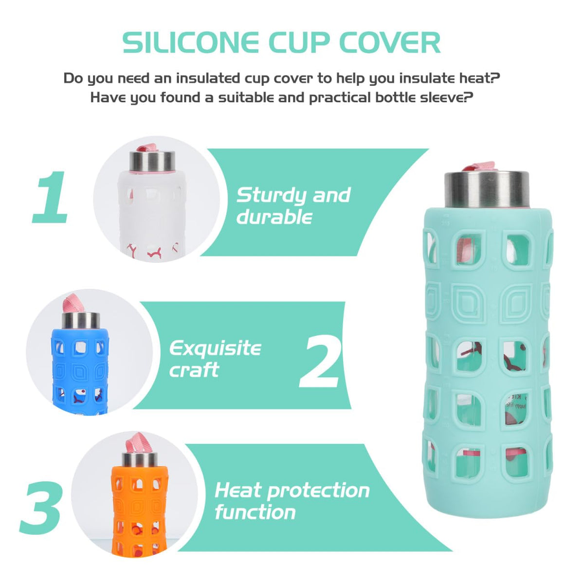 Silicone Water Bottle Sleeve