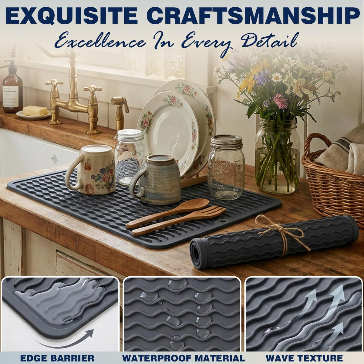 Silicone Sink Drain Mat – product detail 5