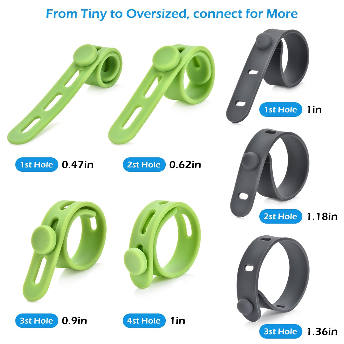 Reusable Silicone Cable Ties