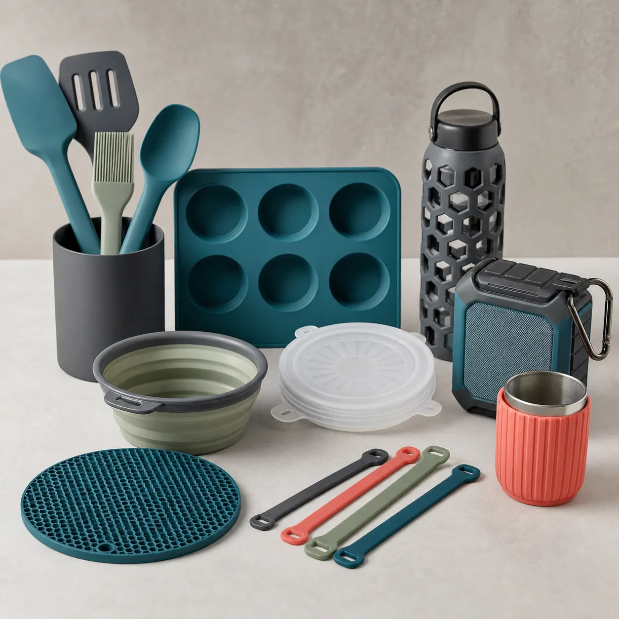 Silicone kitchenware and home accessories